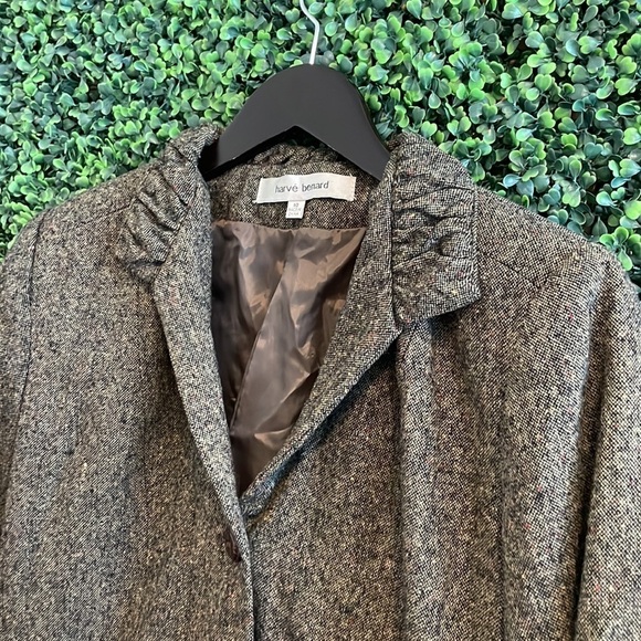 Harve Bernard Wool Blend Blazer Jacket - Picture 11 of 12